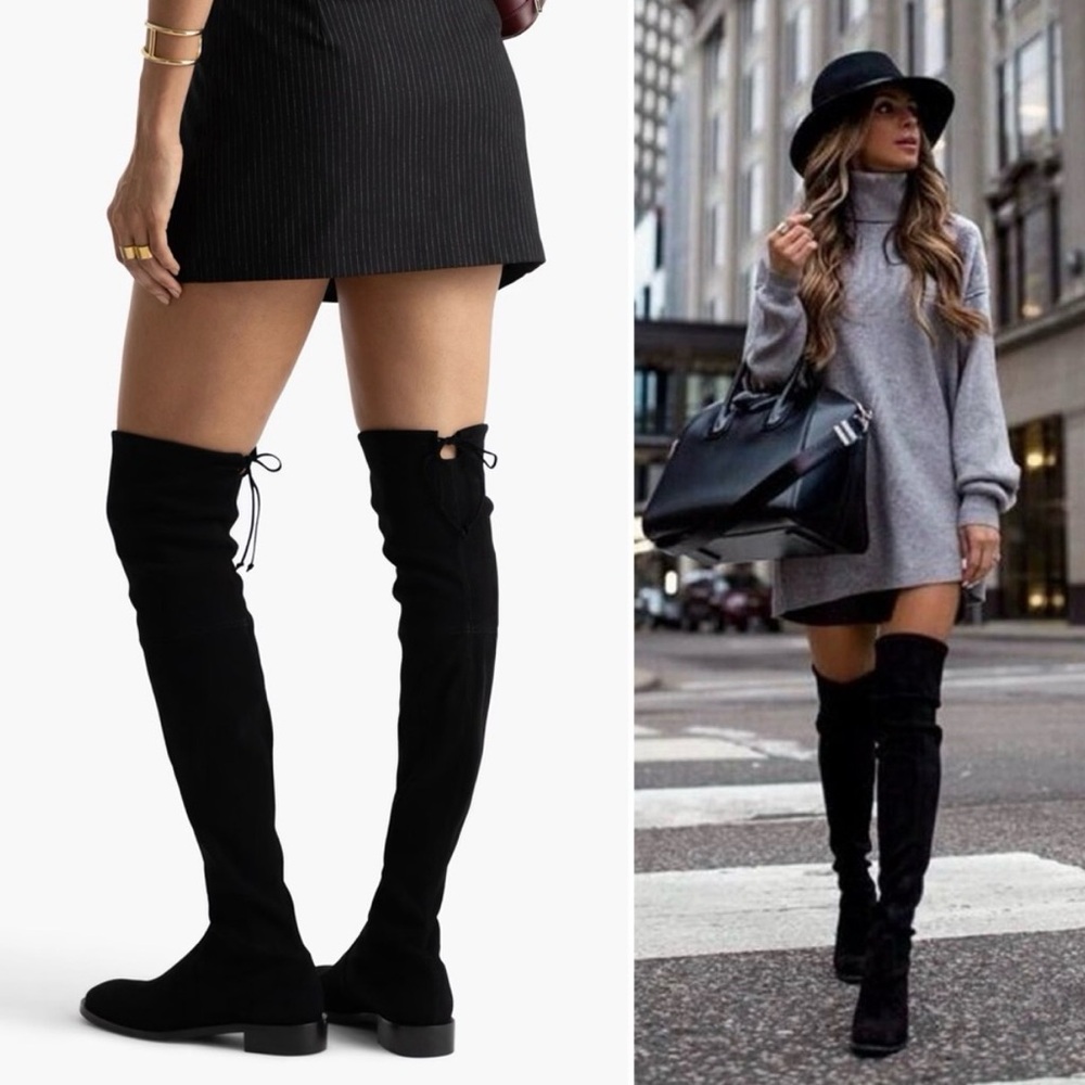 Stuart Weitzman Black Over-the-Knee Boots